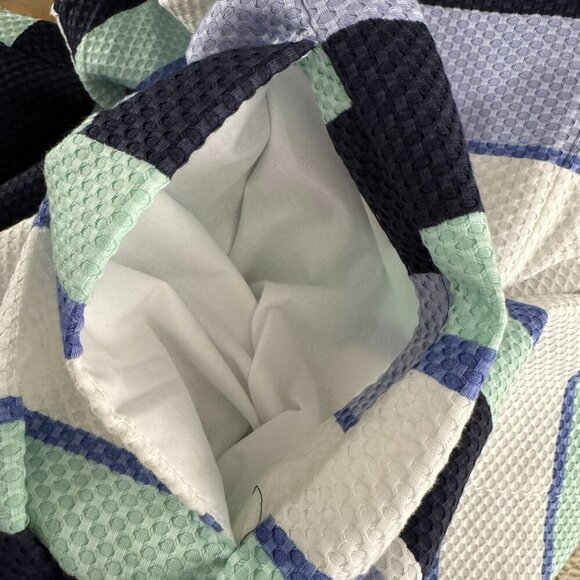 Talbots Dress 24W Sleeveless Striped Multicolored Cotton‎ Spandex NWT DR-1584 - Picture 6 of 9